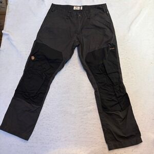 Fjallraven Barents Pro Jeans Mens 36 Grey G-1000 Outdoor Hiking Trousers